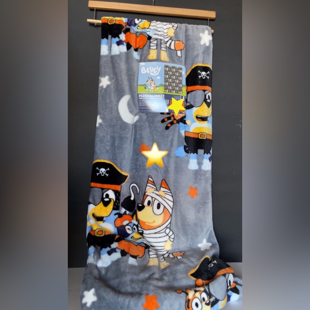 Bluey Pirate Plush Blanket